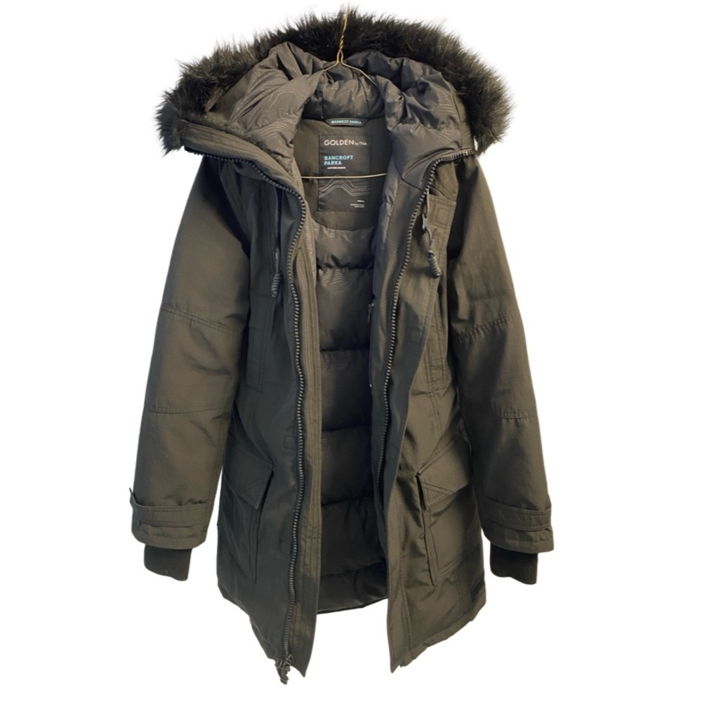 TNA Bancroft Parka With Black Fur Hood Size Small Warmest Parka - Picture 5 of 17